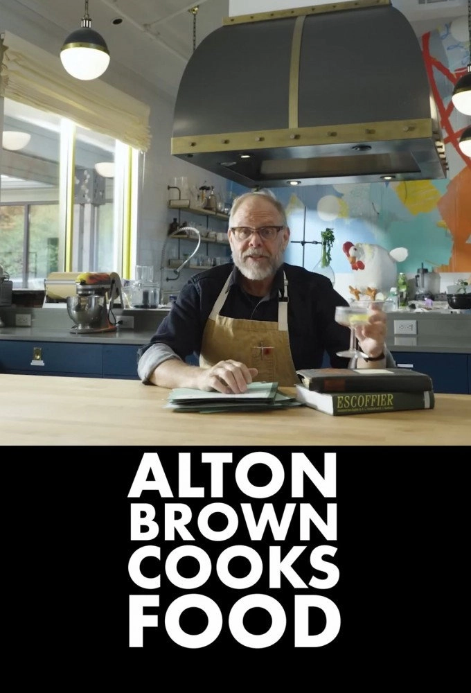 Alton Brown Cooks Food