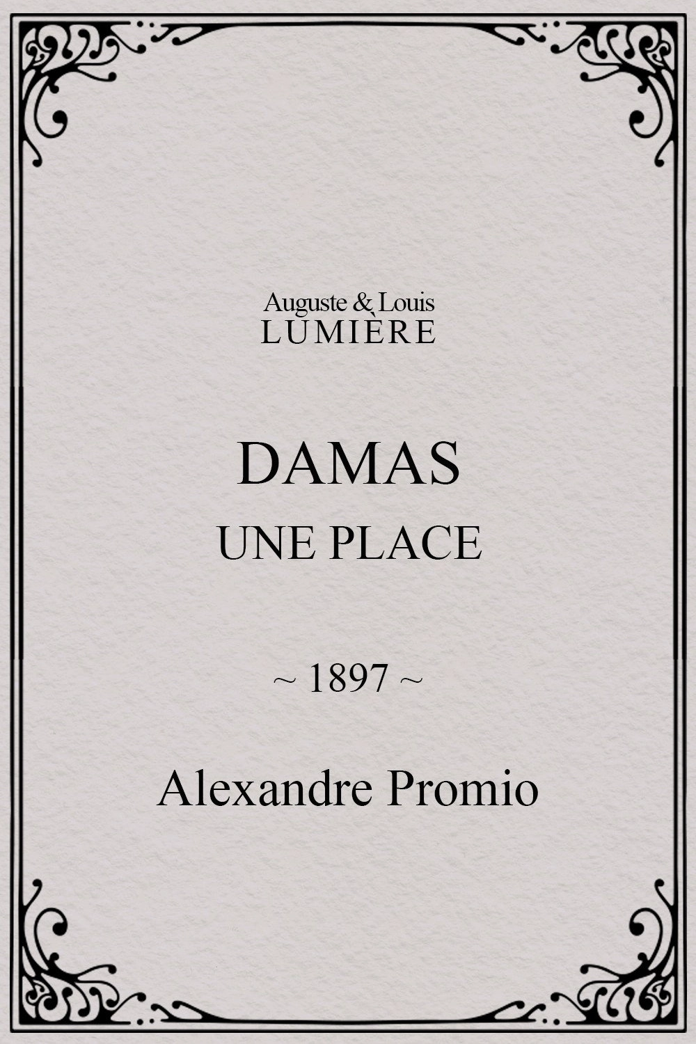 Damas, une place