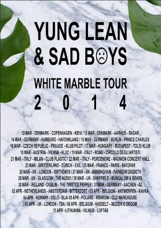 Sadboys: White Marble Tour 2014