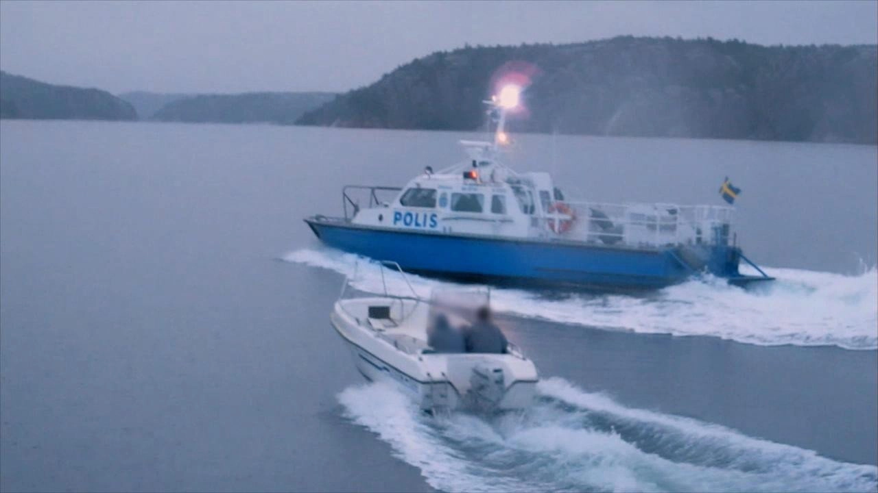 Fångat på polisens kamera