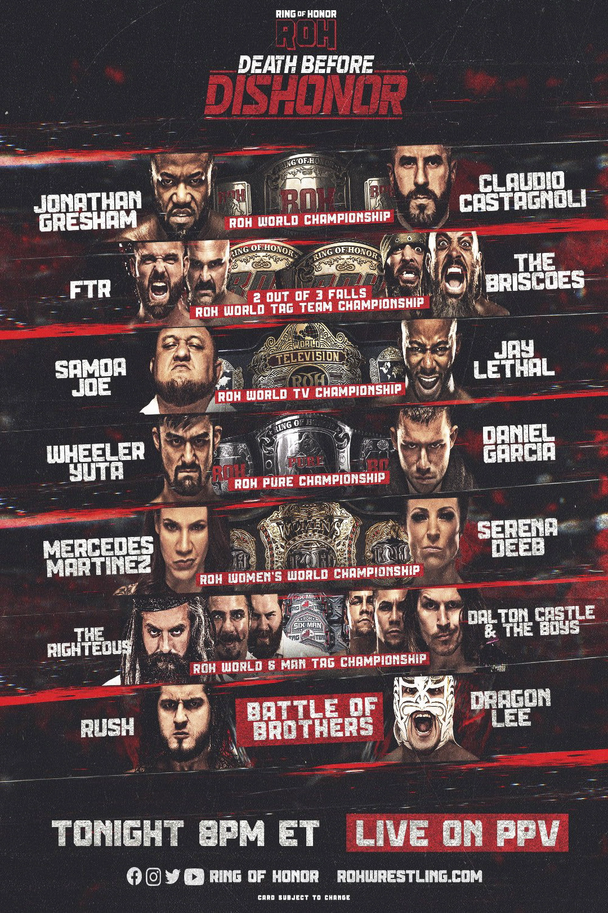 ROH: Death Before Dishonor 2022
