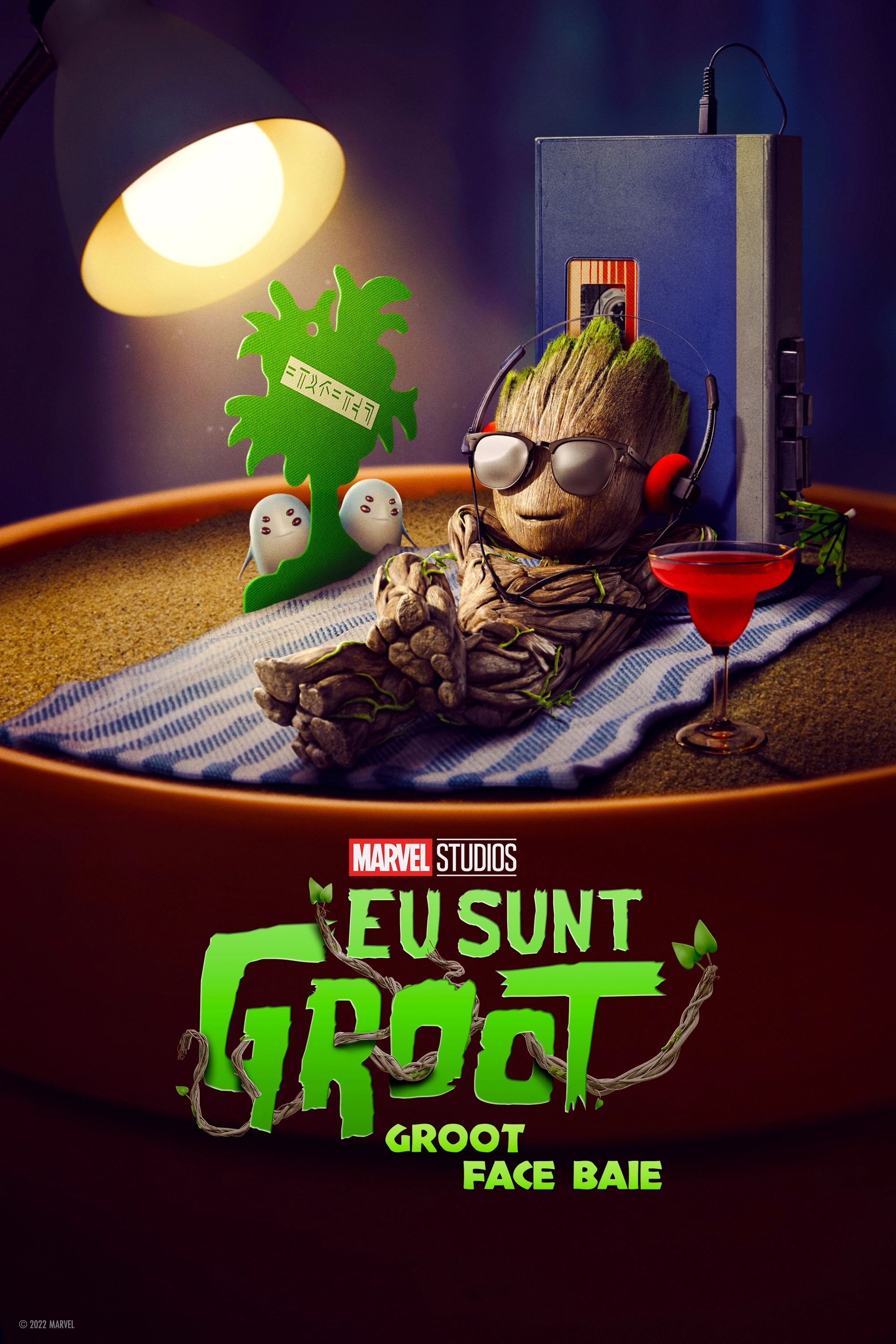 Groot Takes a Bath