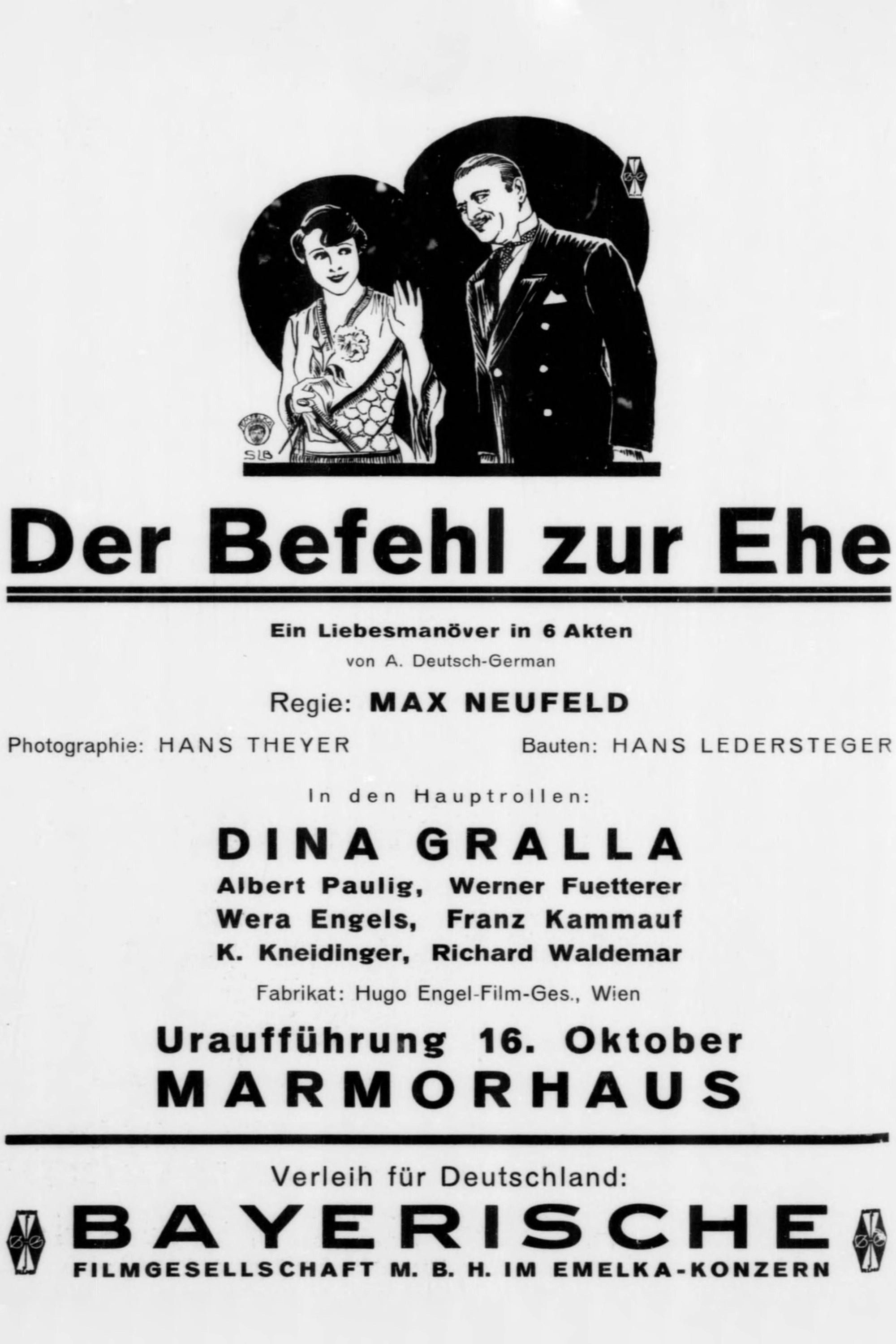 Befehl zur Ehe