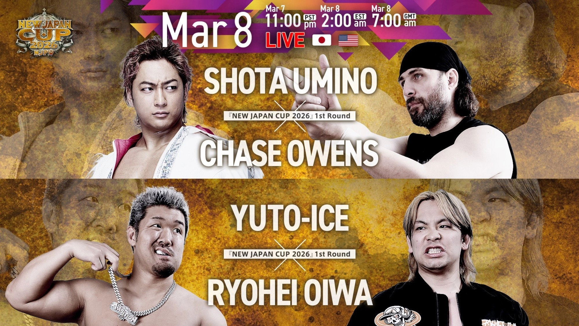 NJPW New Japan Cup 2026 - Day 4