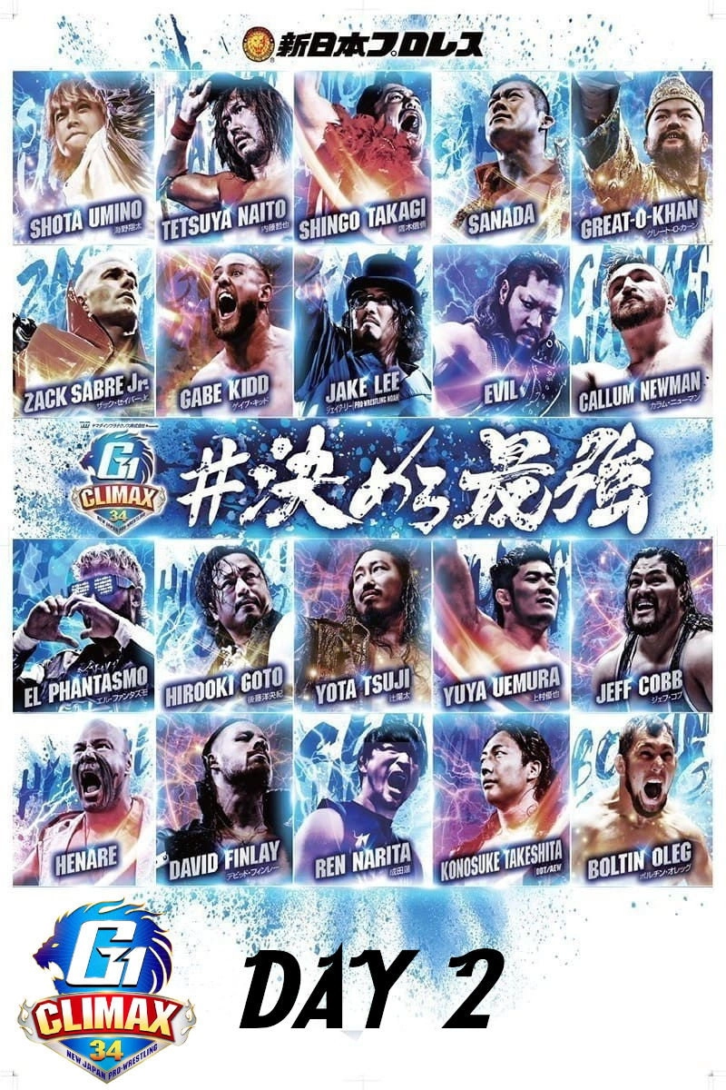 NJPW G1 Climax 34: Day 2