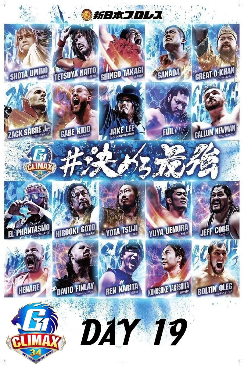 NJPW G1 Climax 34: Day 19 (Final)