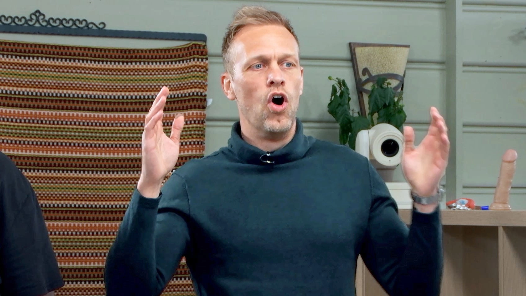 Ikke lov å le på hytta