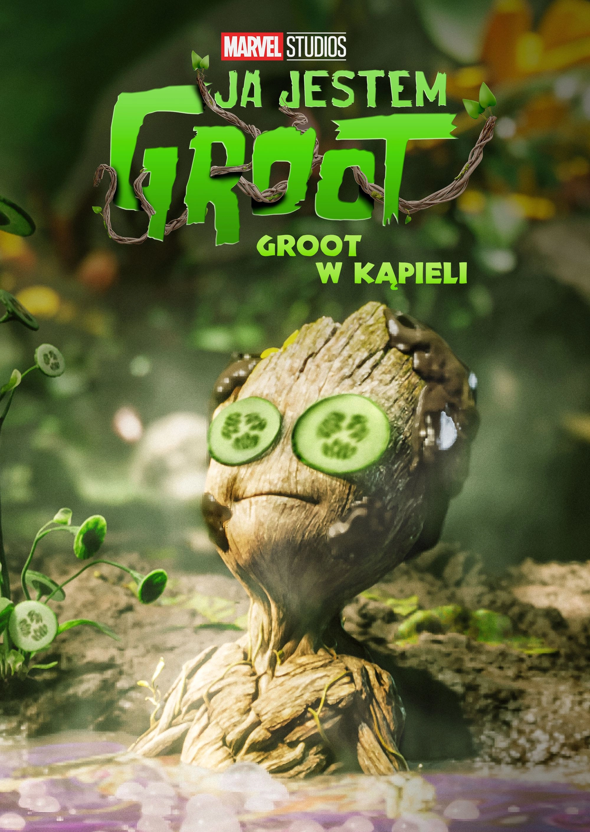 Groot Takes a Bath