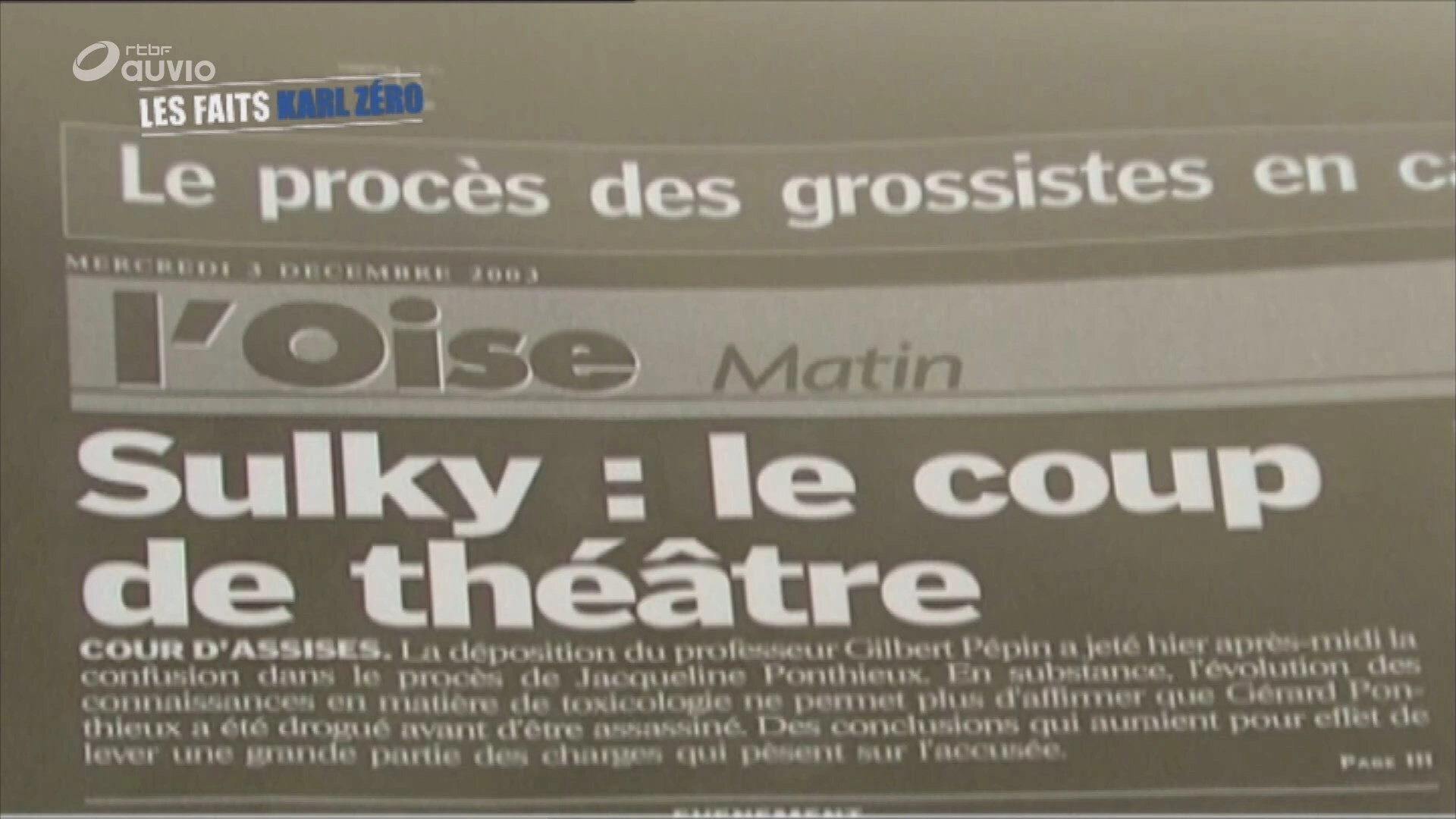 Les faits Karl Zéro-Les dossiers Karl Zéro