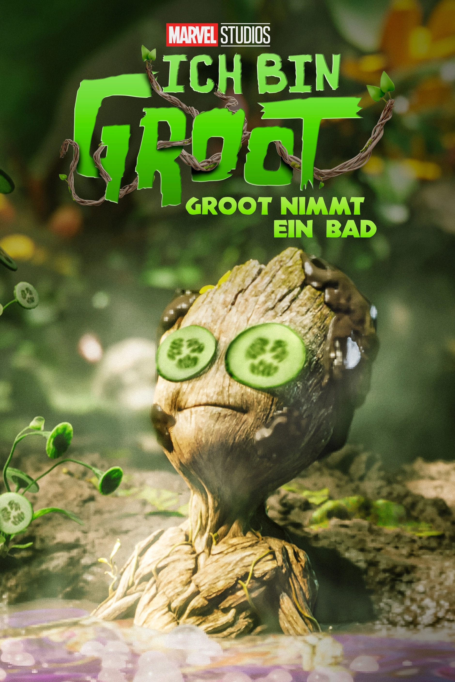 Groot Takes a Bath