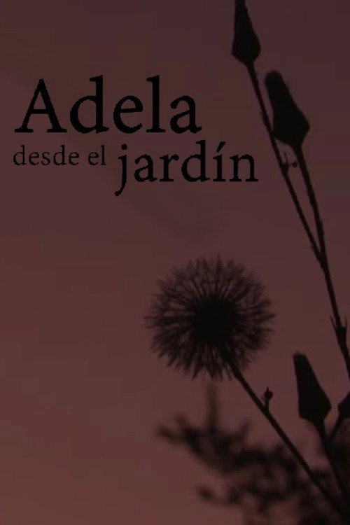 Adela desde el jardín
