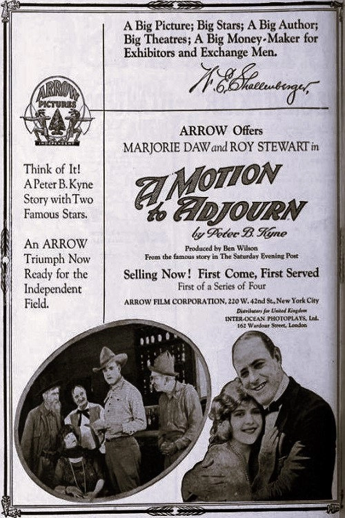 A Motion to Adjourn