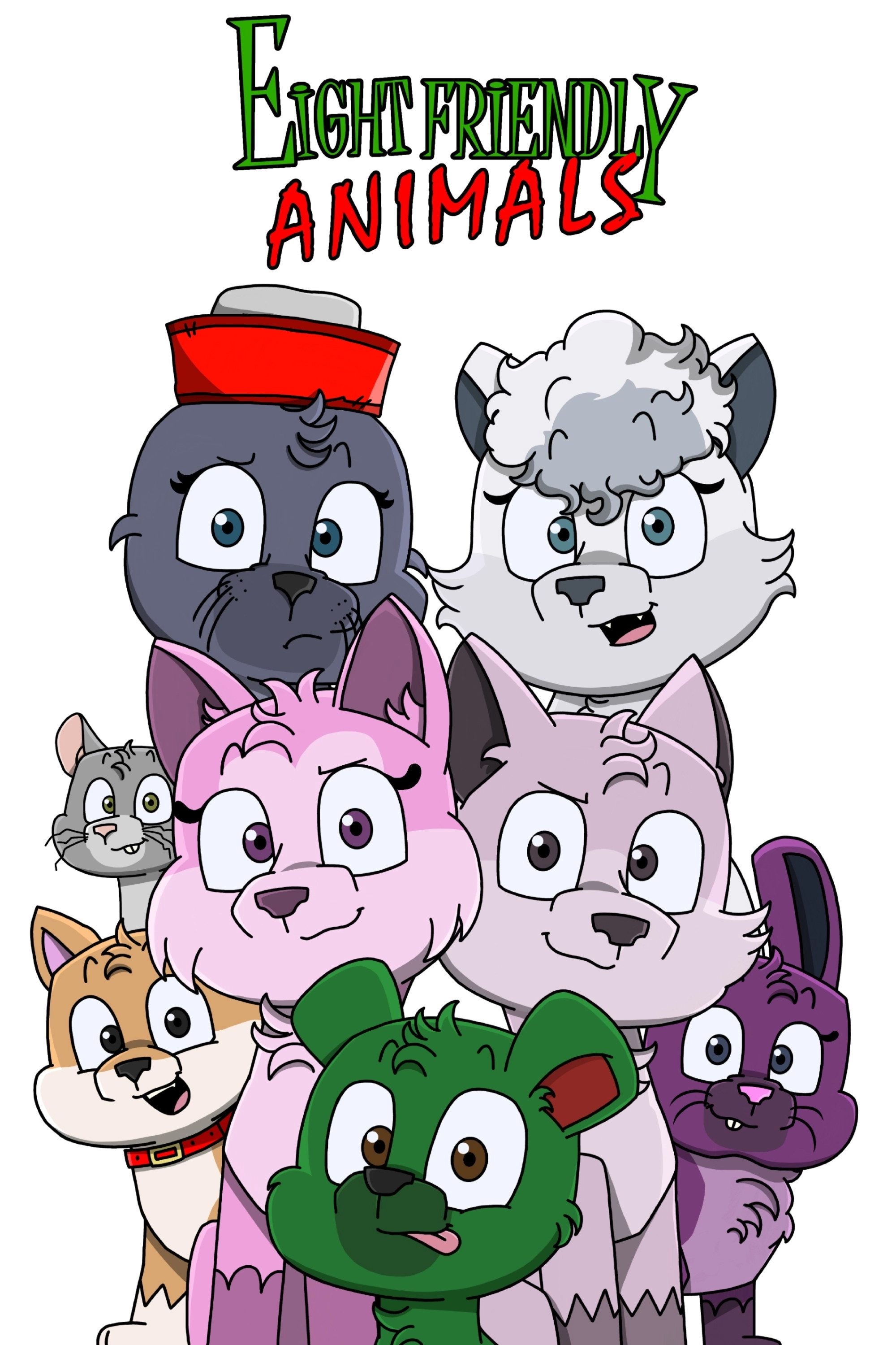 Eight Friendly Animals!