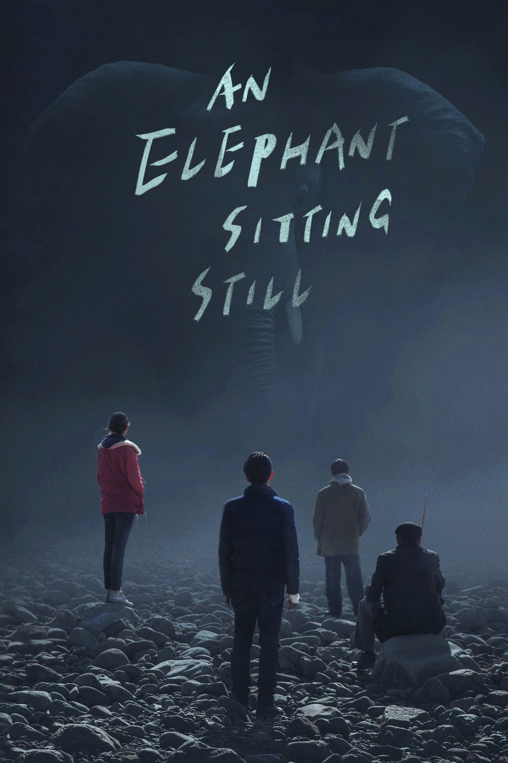 An Elephant Sitting Still