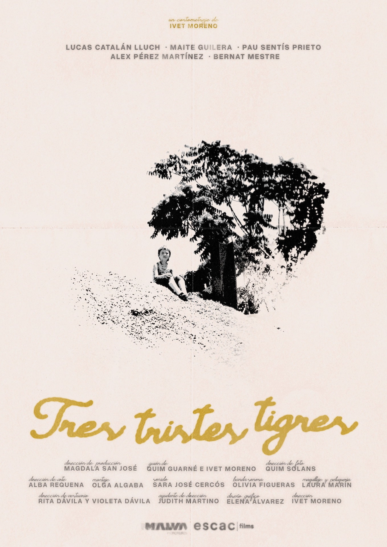 Three sad tigers