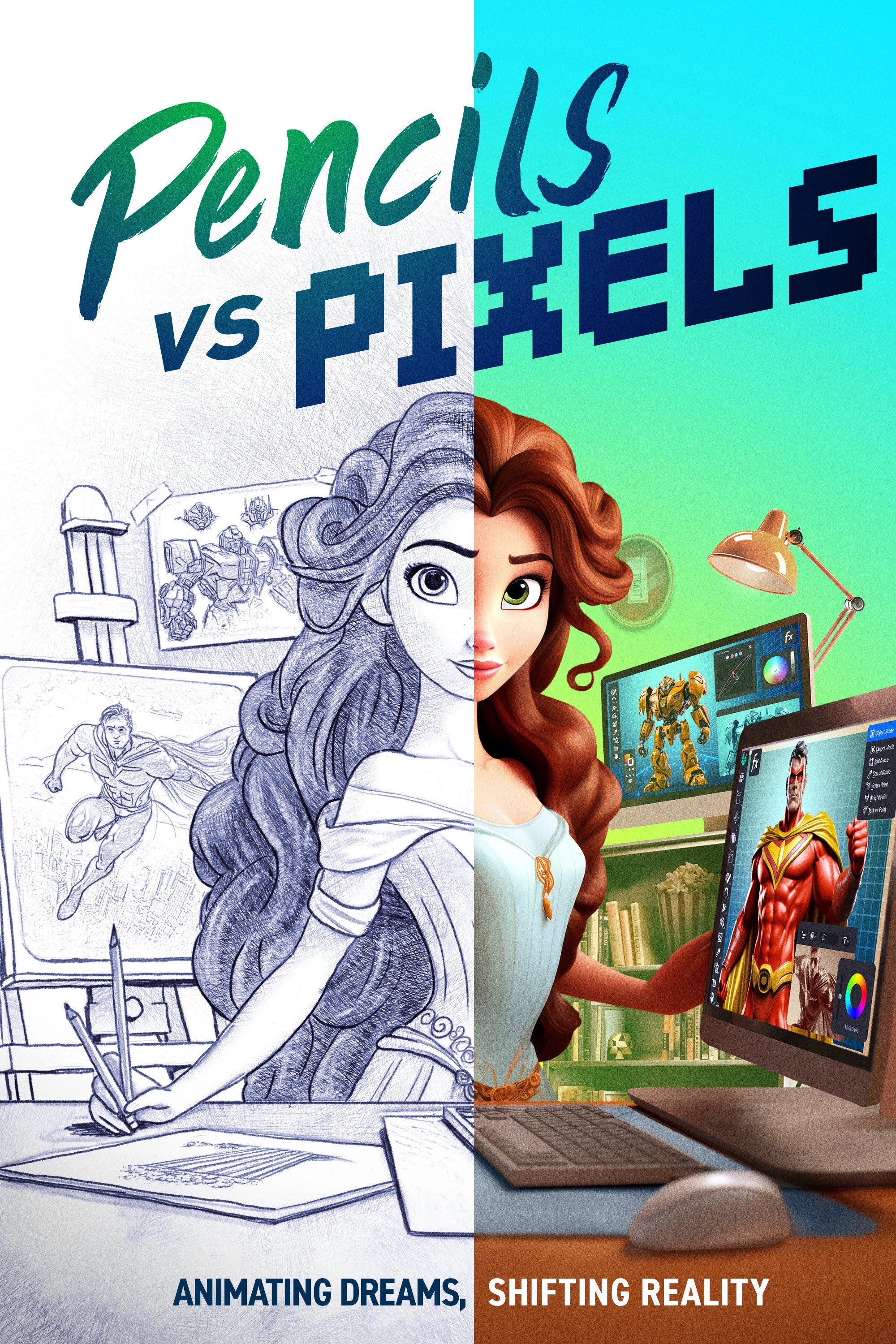 Pencils vs Pixels