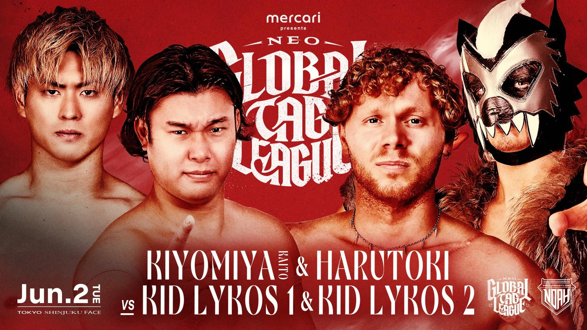 NOAH Neo Global Tag League 2026 ~ Day 6