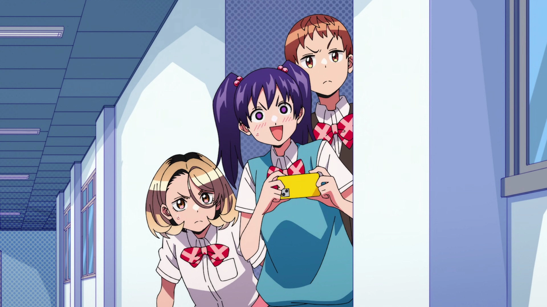 The Klutzy Class Monitor and the Girl with the Short Skirt