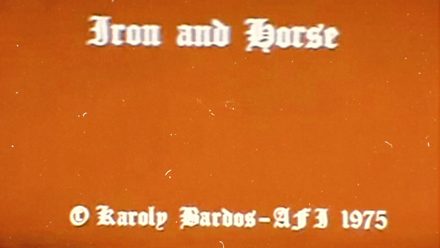 Iron and Horse