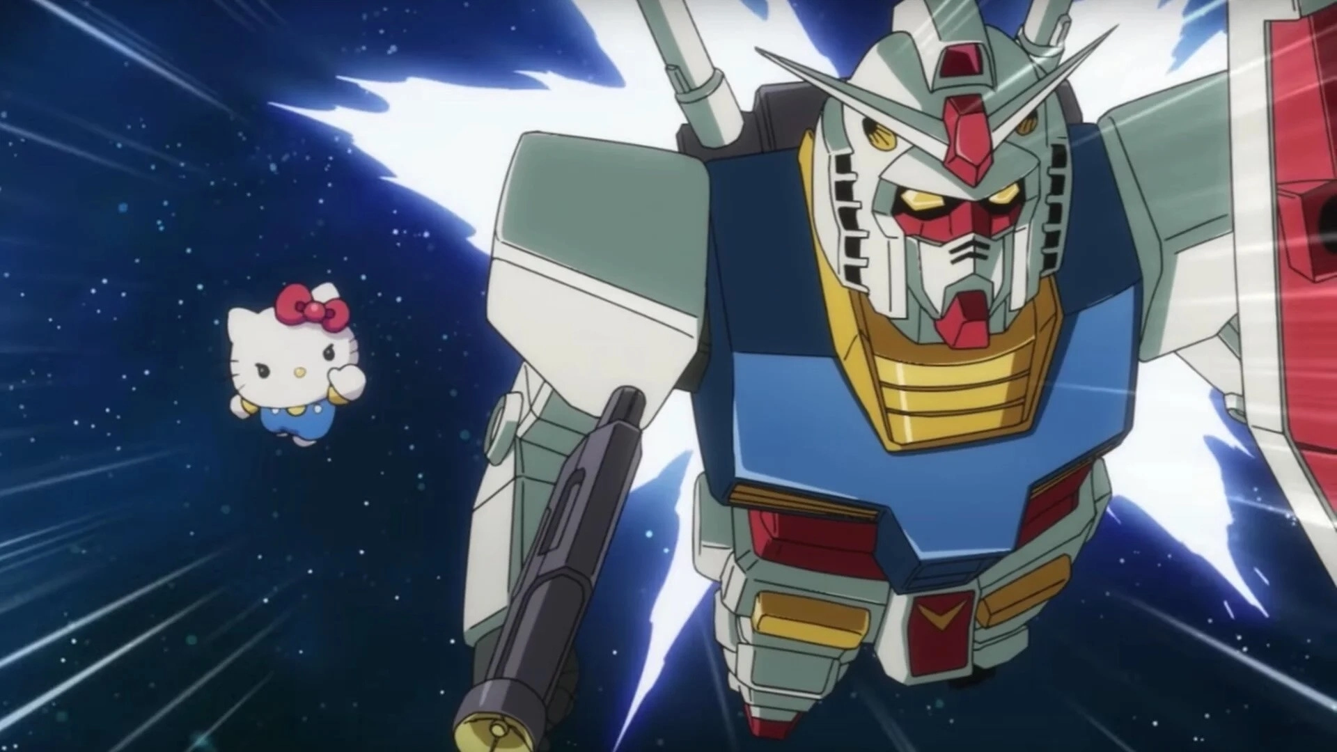 Gundam vs Hello Kitty