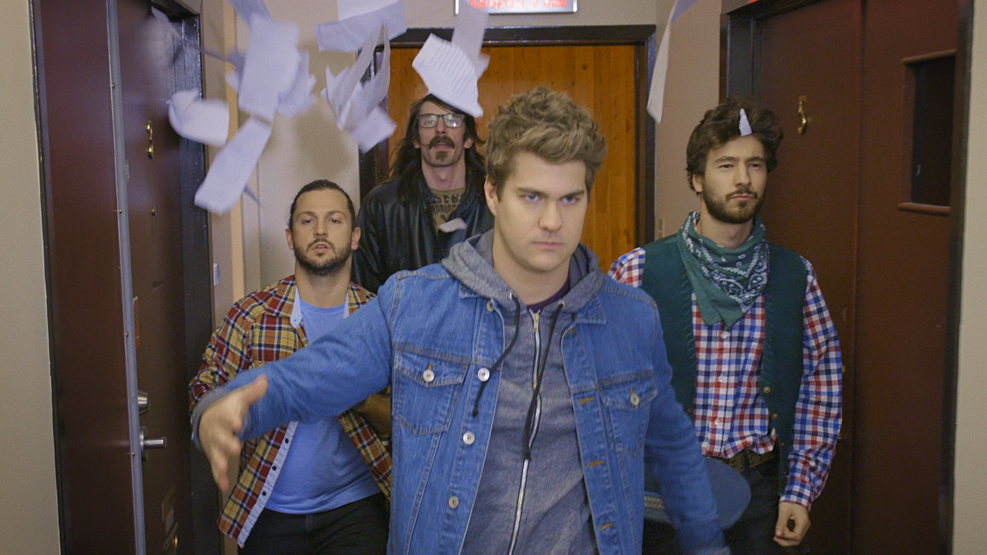Le band et Sébastien