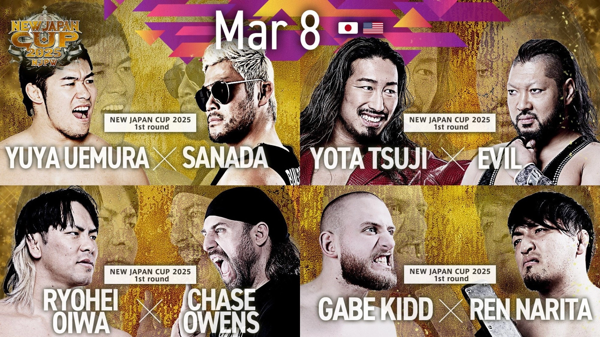NJPW New Japan Cup 2025 - Day 1