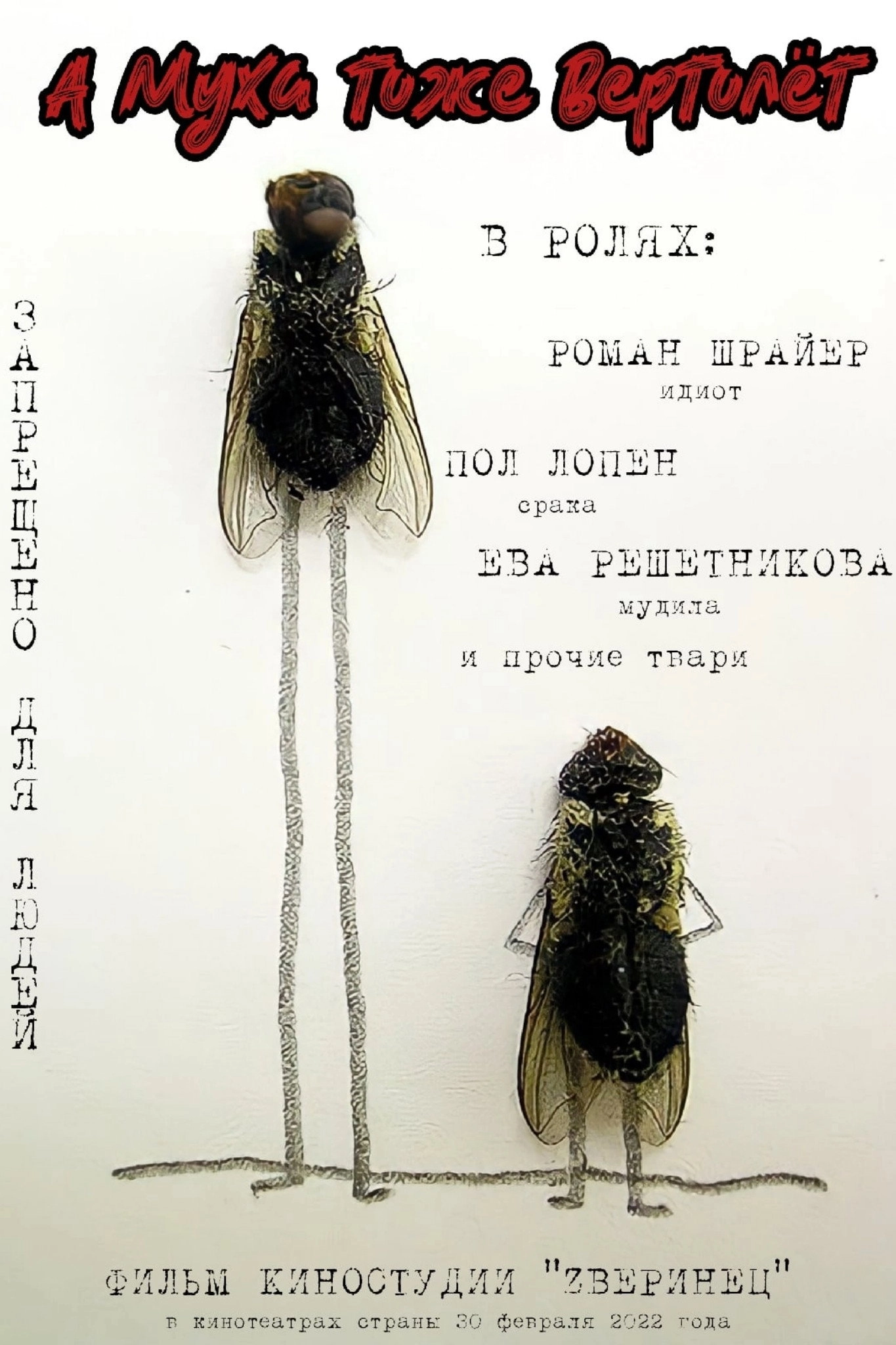 A Fly Is Also a Helicopter