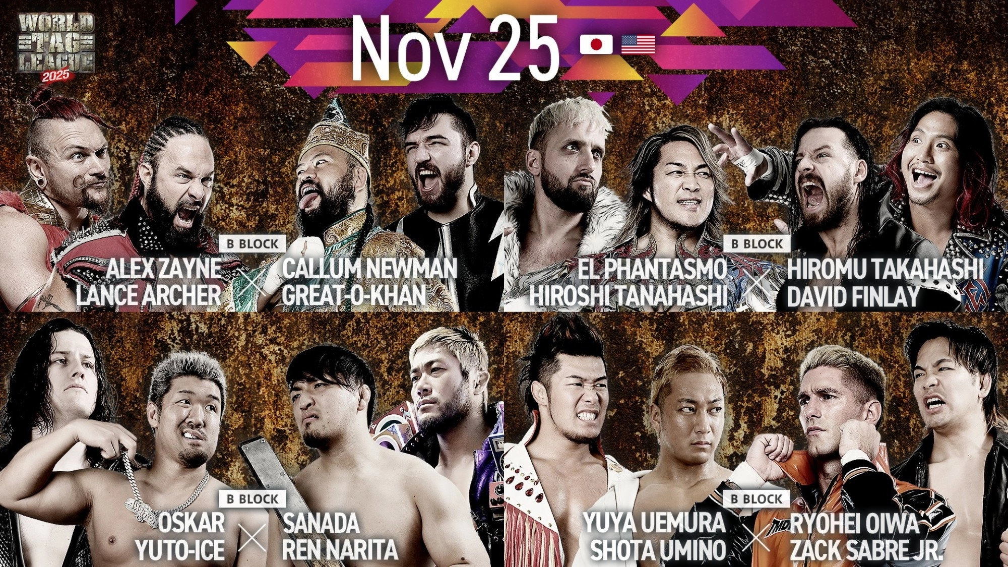 NJPW World Tag League 2025 - Day 4