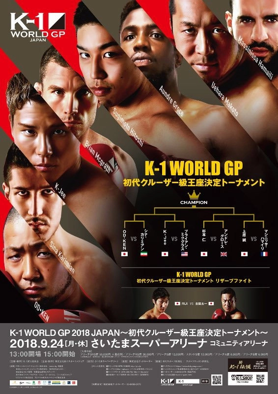 K-1 WORLD GP 2018: Cruiserweight Championship Tournament
