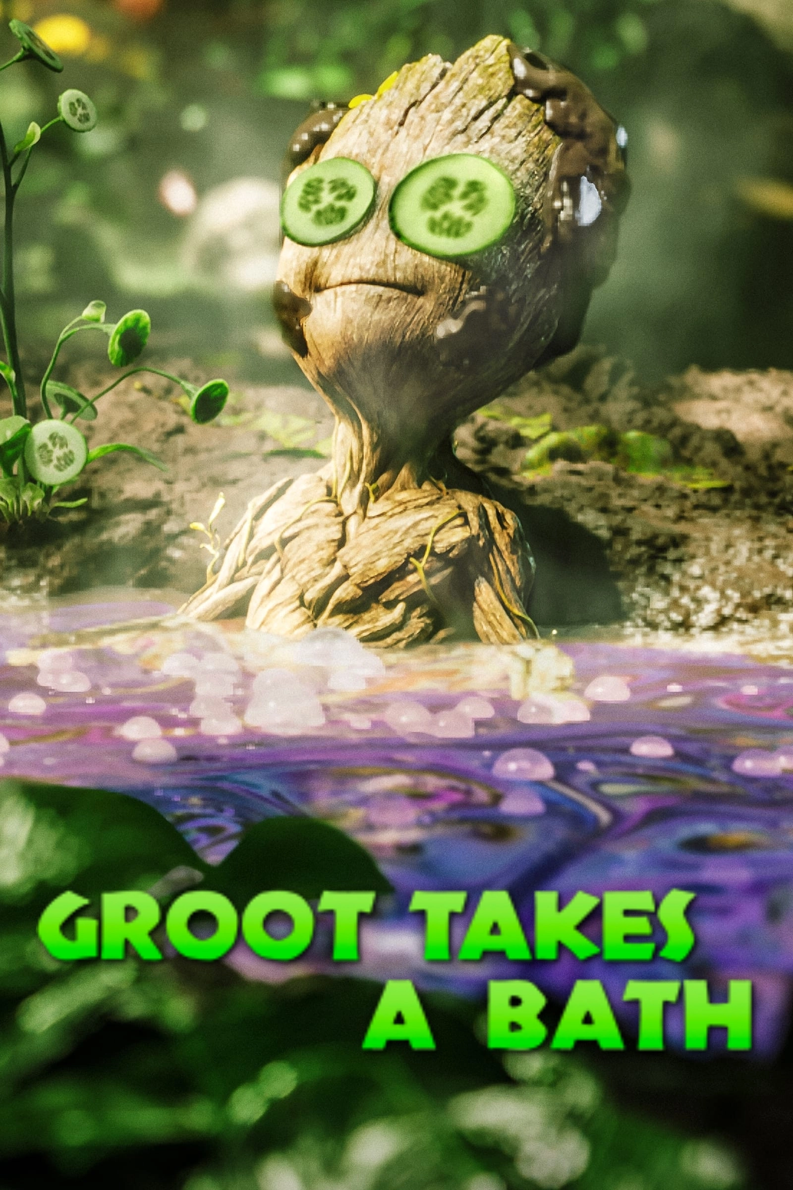 Groot Takes a Bath