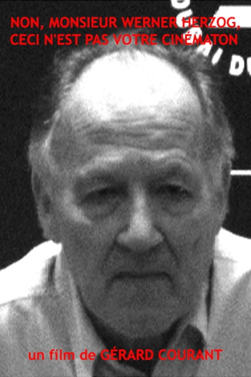 No Mr. Werner Herzog, this isn't your Cinématon