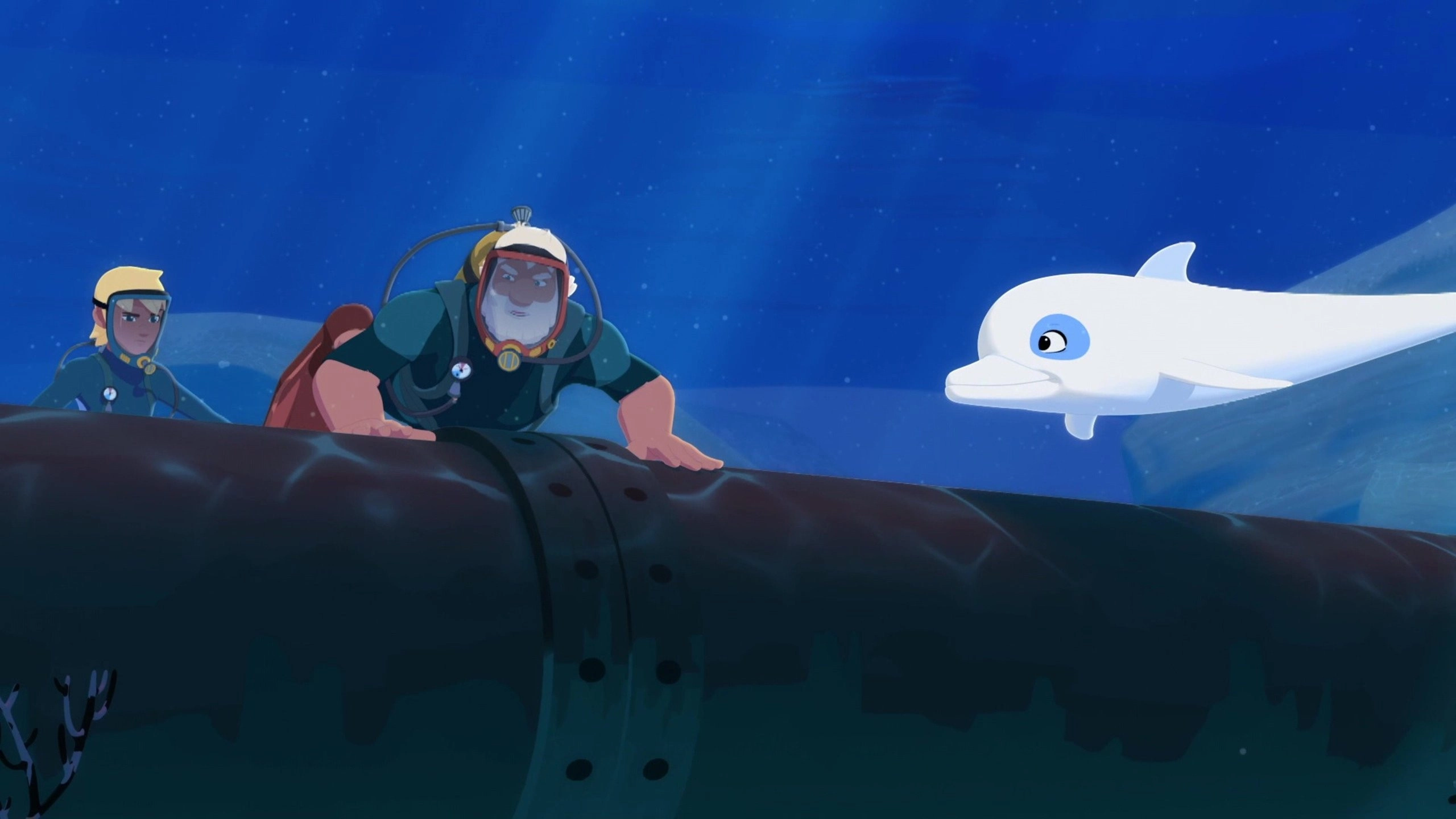 Zoom the White Dolphin