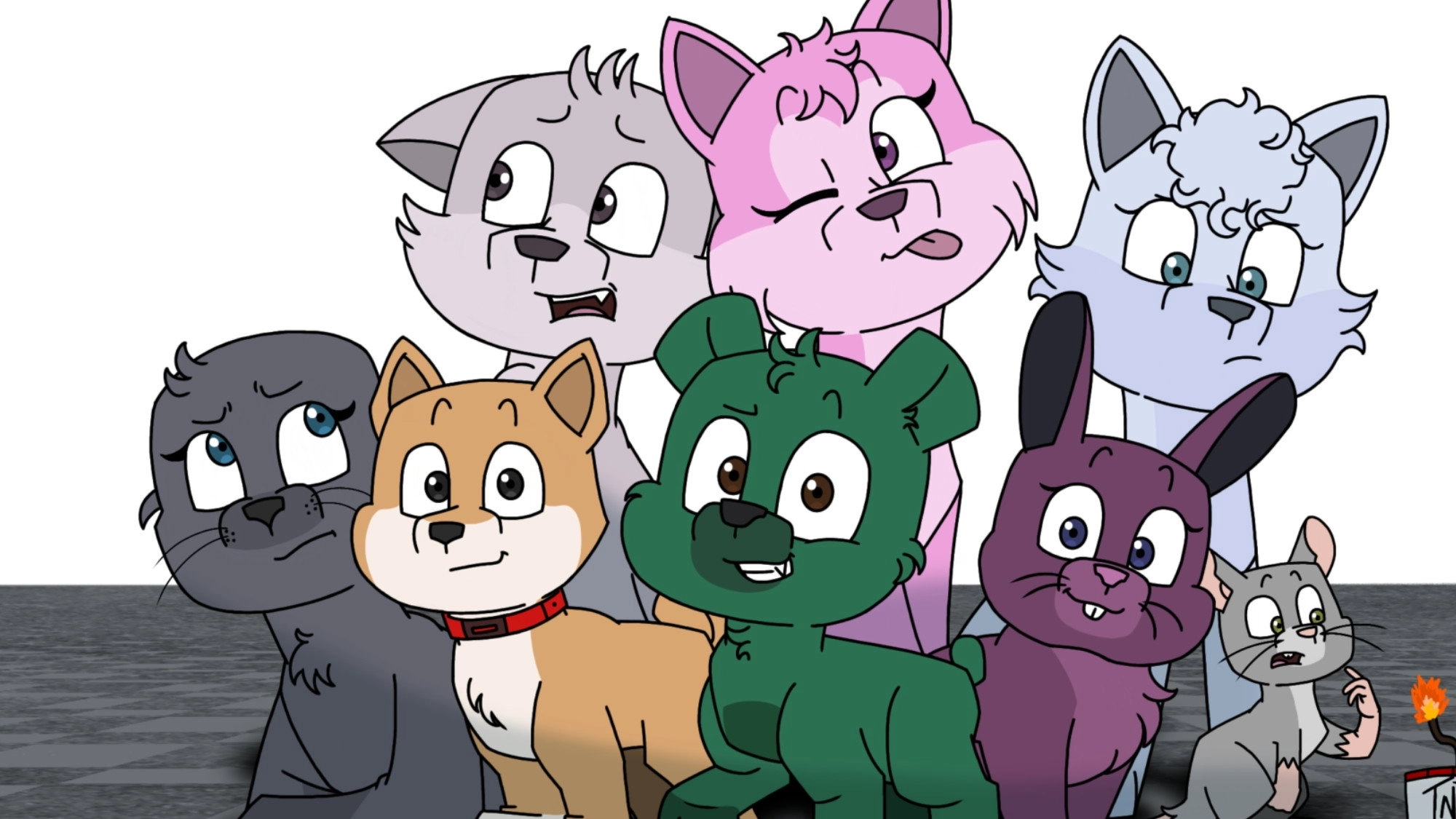 Eight Friendly Animals!