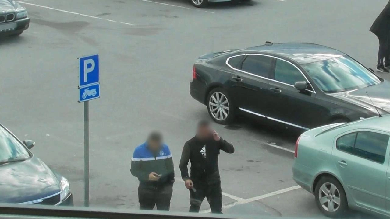 Fångat på polisens kamera