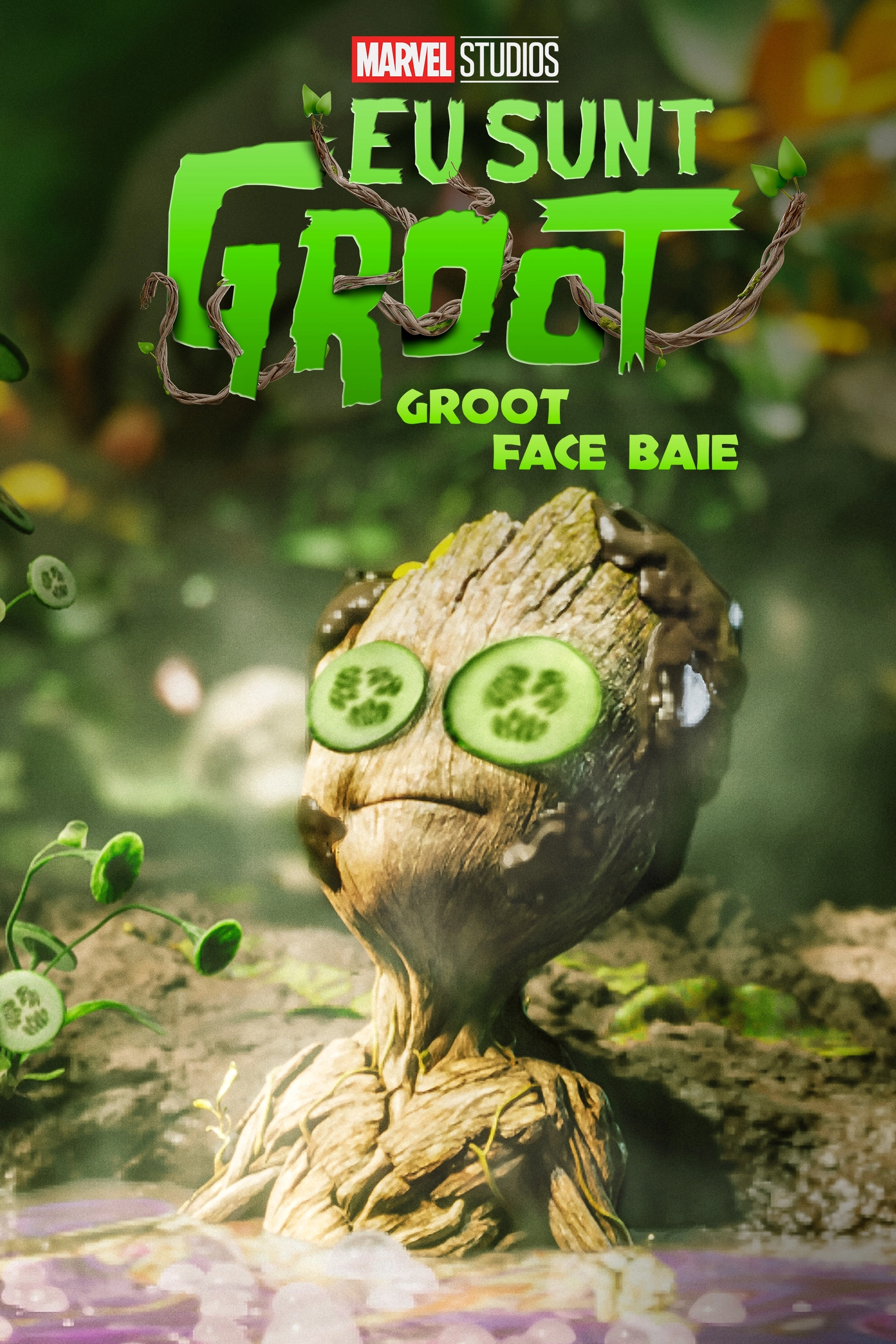 Groot Takes a Bath