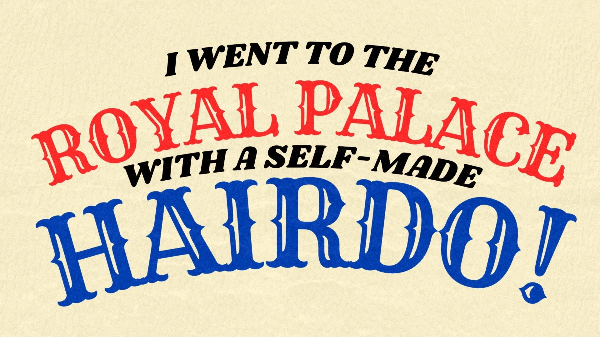 I Went to The Royal Palace With a Self-Made Hairdo!