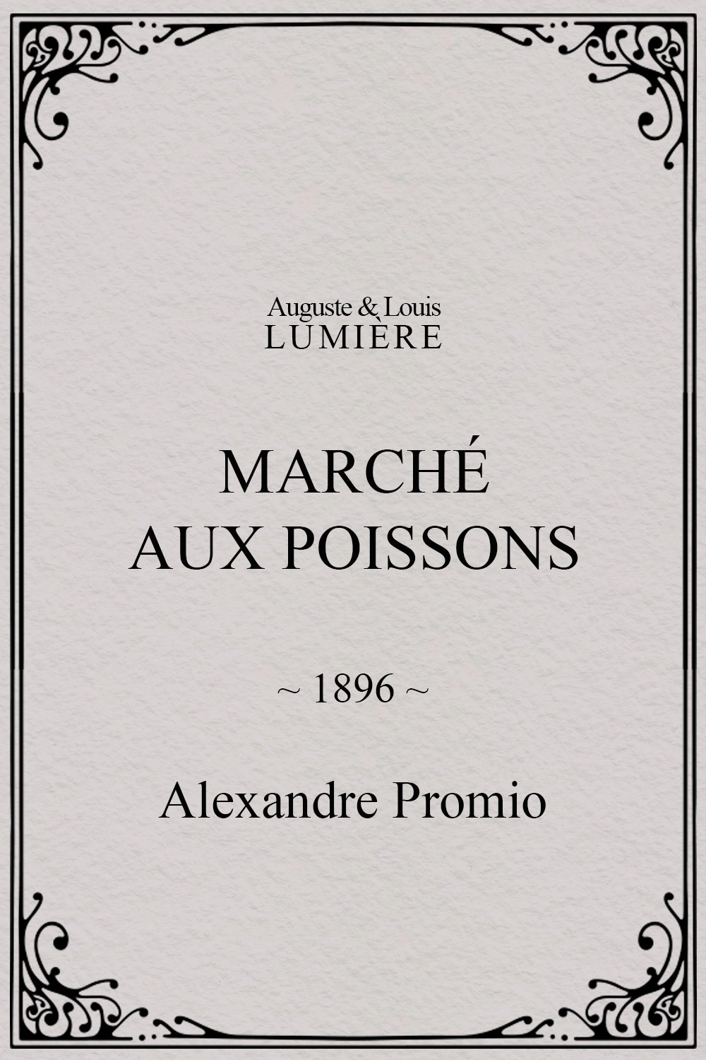 Marché aux poissons