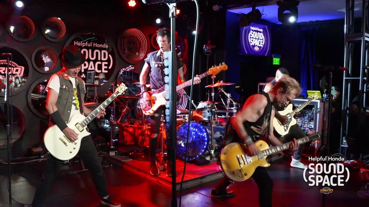 Sum 41 live in the Helpful Honda Sound Space at KROQ, Los Angeles, CA, USA