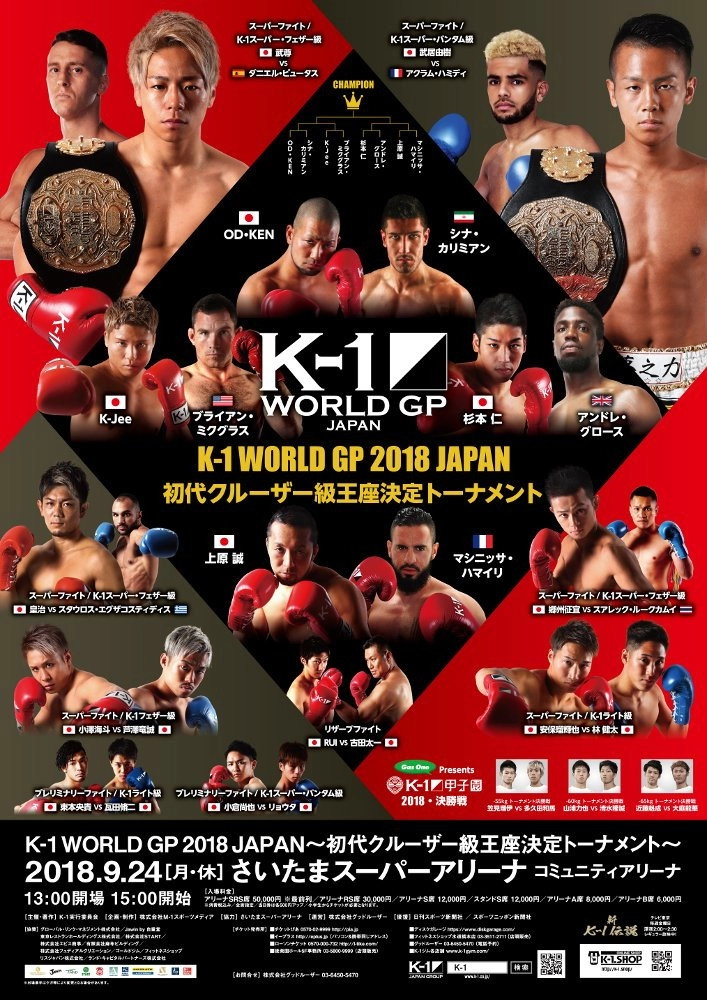 K-1 WORLD GP 2018: Cruiserweight Championship Tournament
