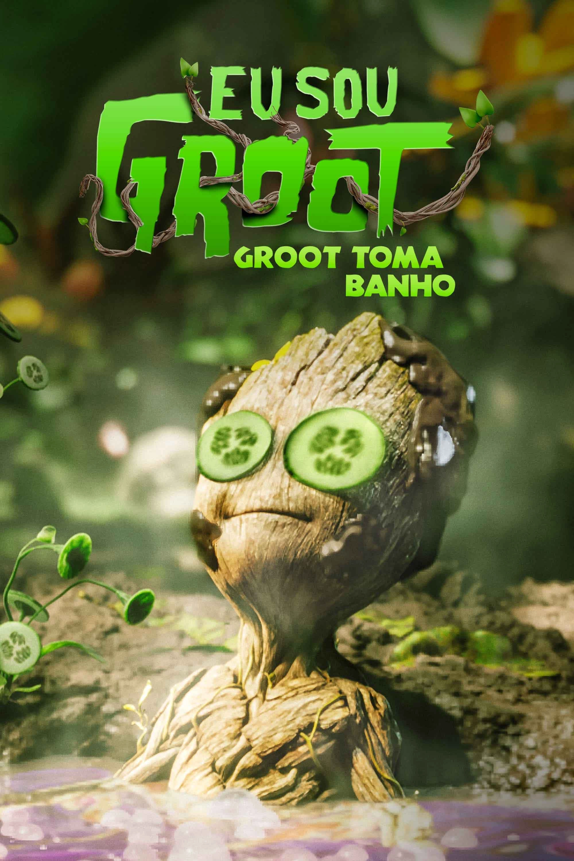 Groot Takes a Bath
