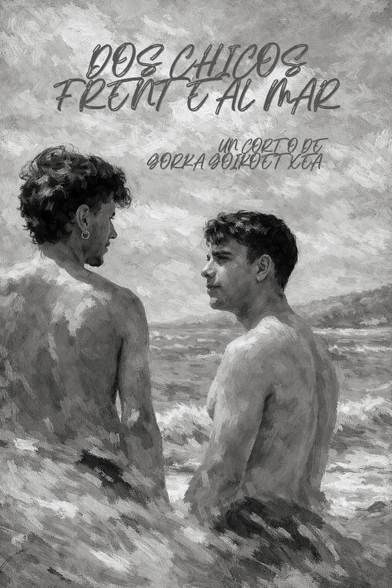 Dos Chicos Frente al Mar