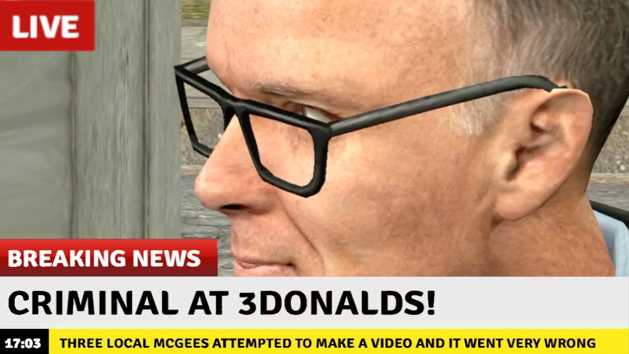 Criminal at 3Donald's Location