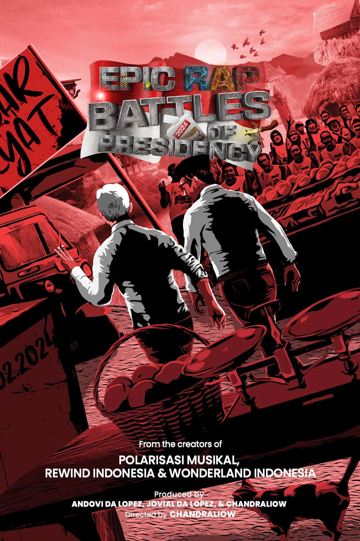 Anies VS Prabowo VS Ganjar - Epic Rap Battles of Presidency 2024