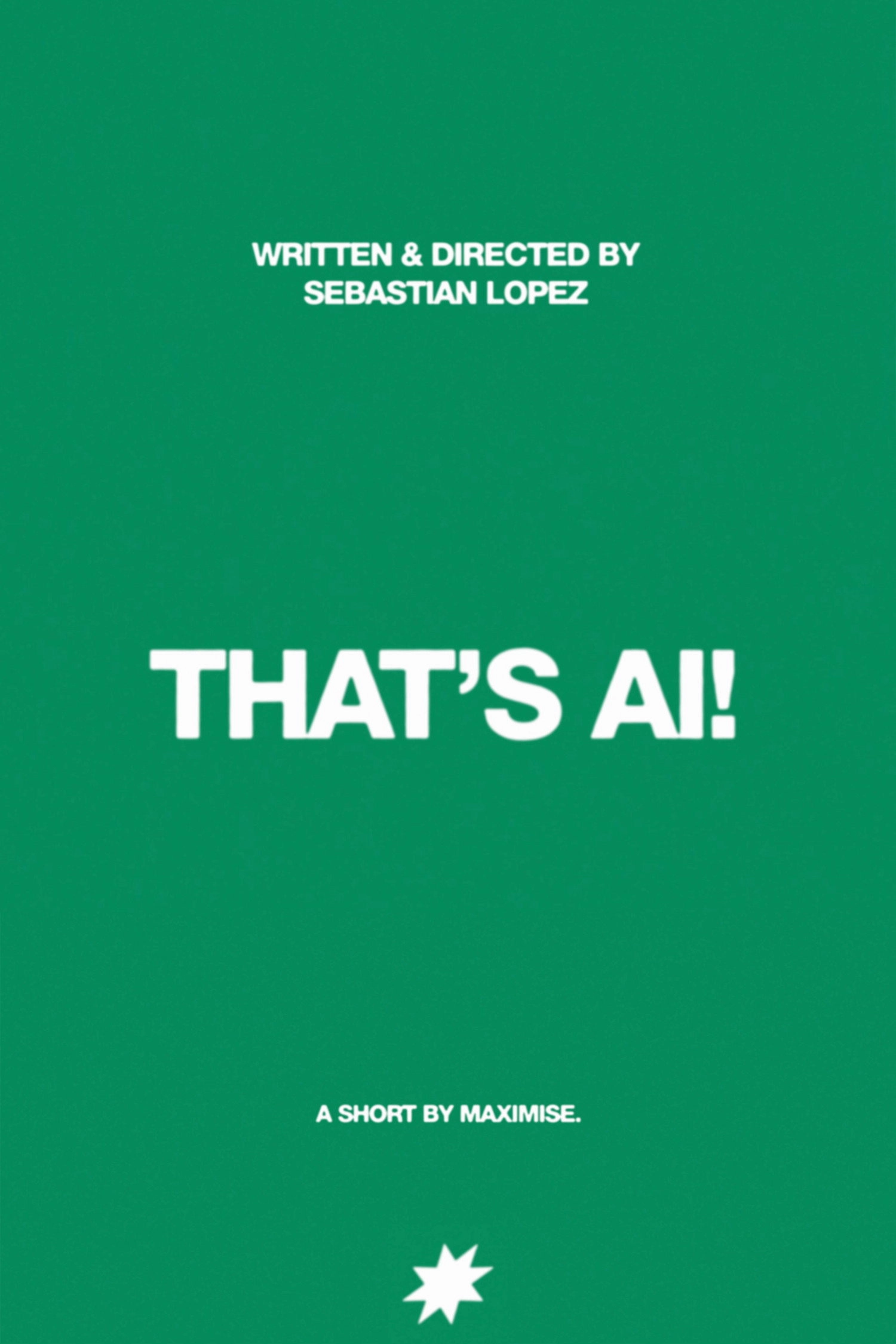 That's AI