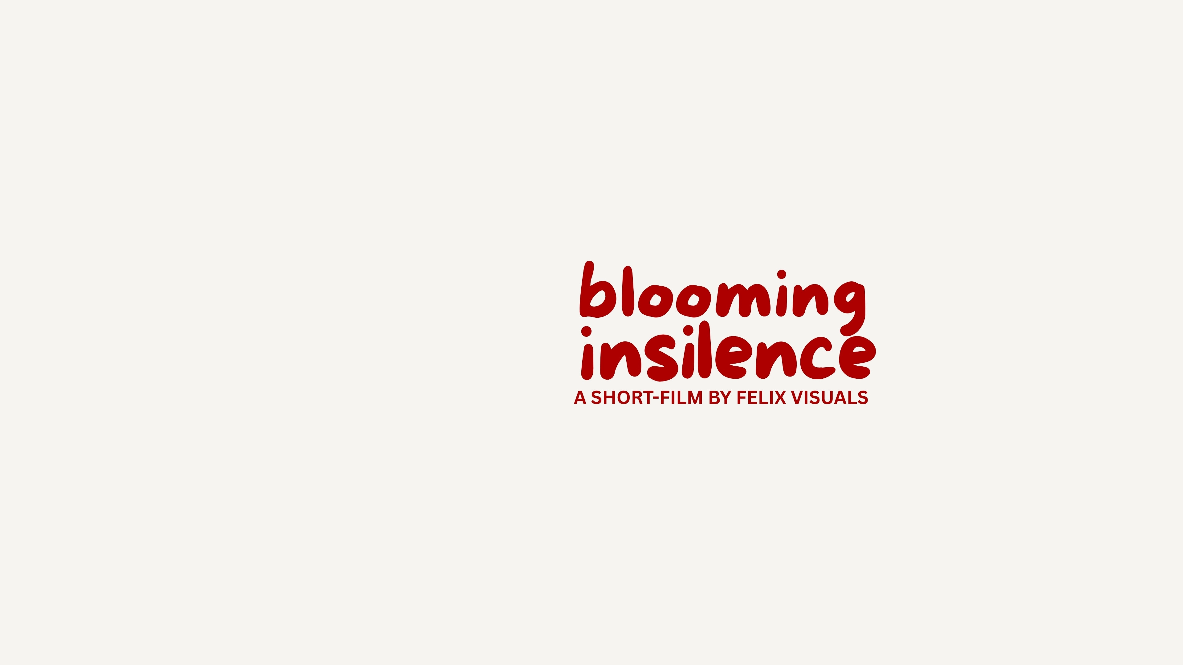 Blooming in Silence