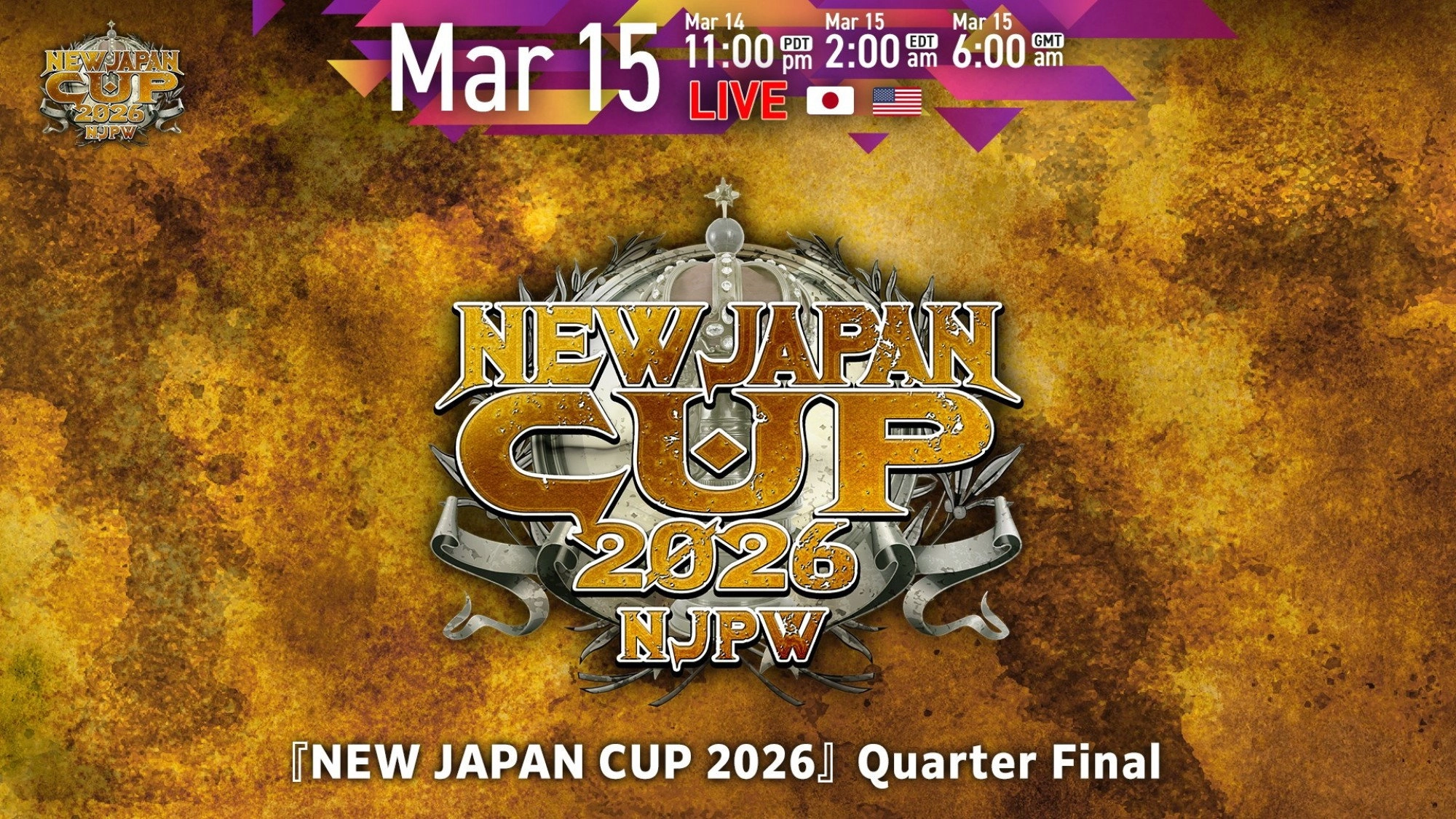 NJPW New Japan Cup 2026 - Day 9