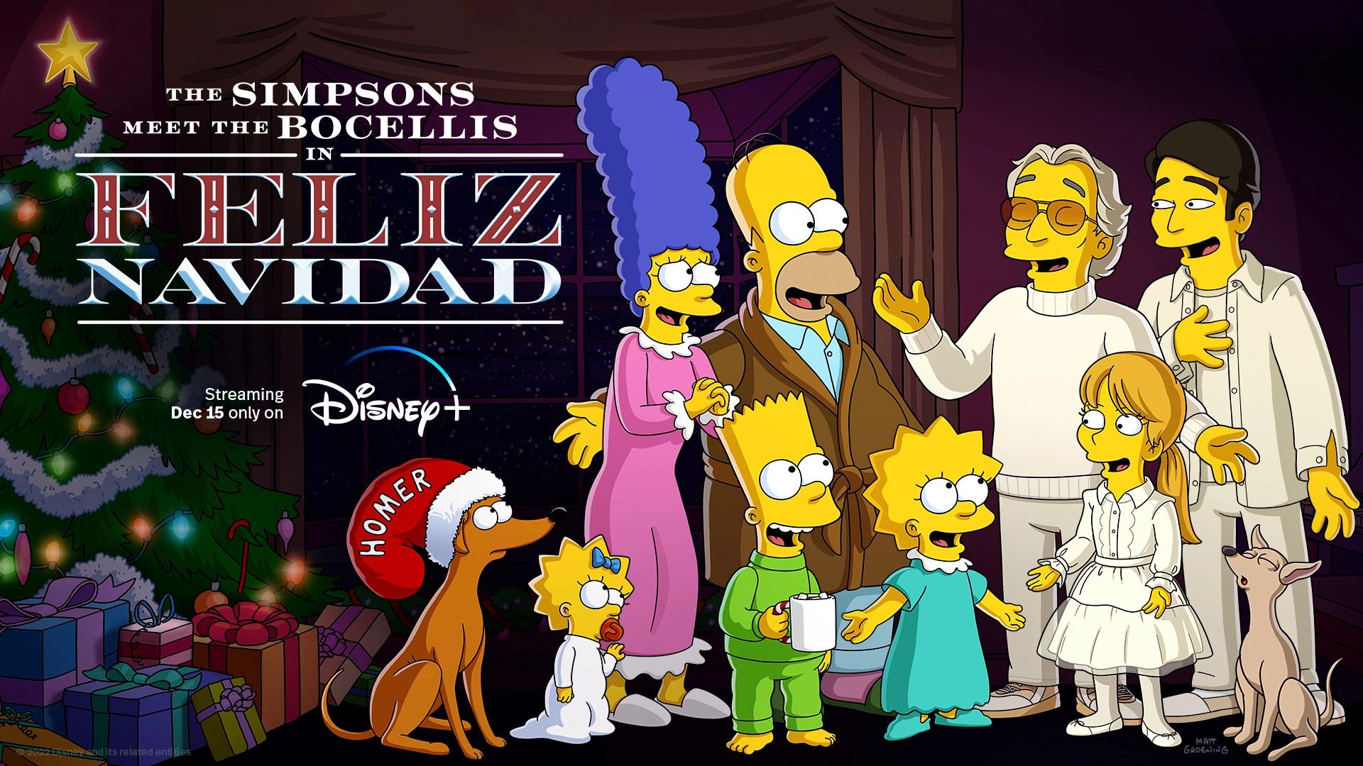 The Simpsons Meet the Bocellis in "Feliz Navidad"