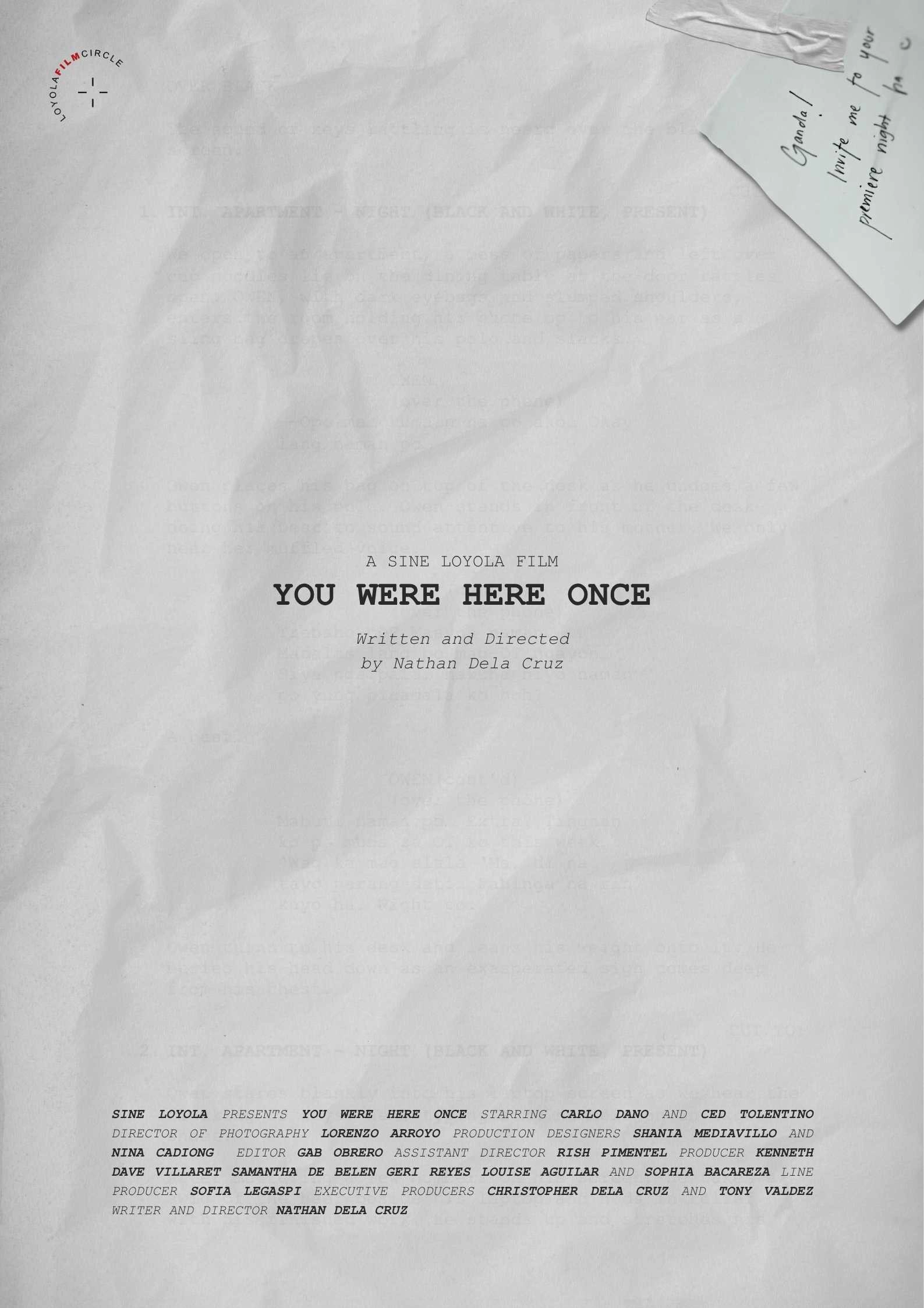 You Were Here Once