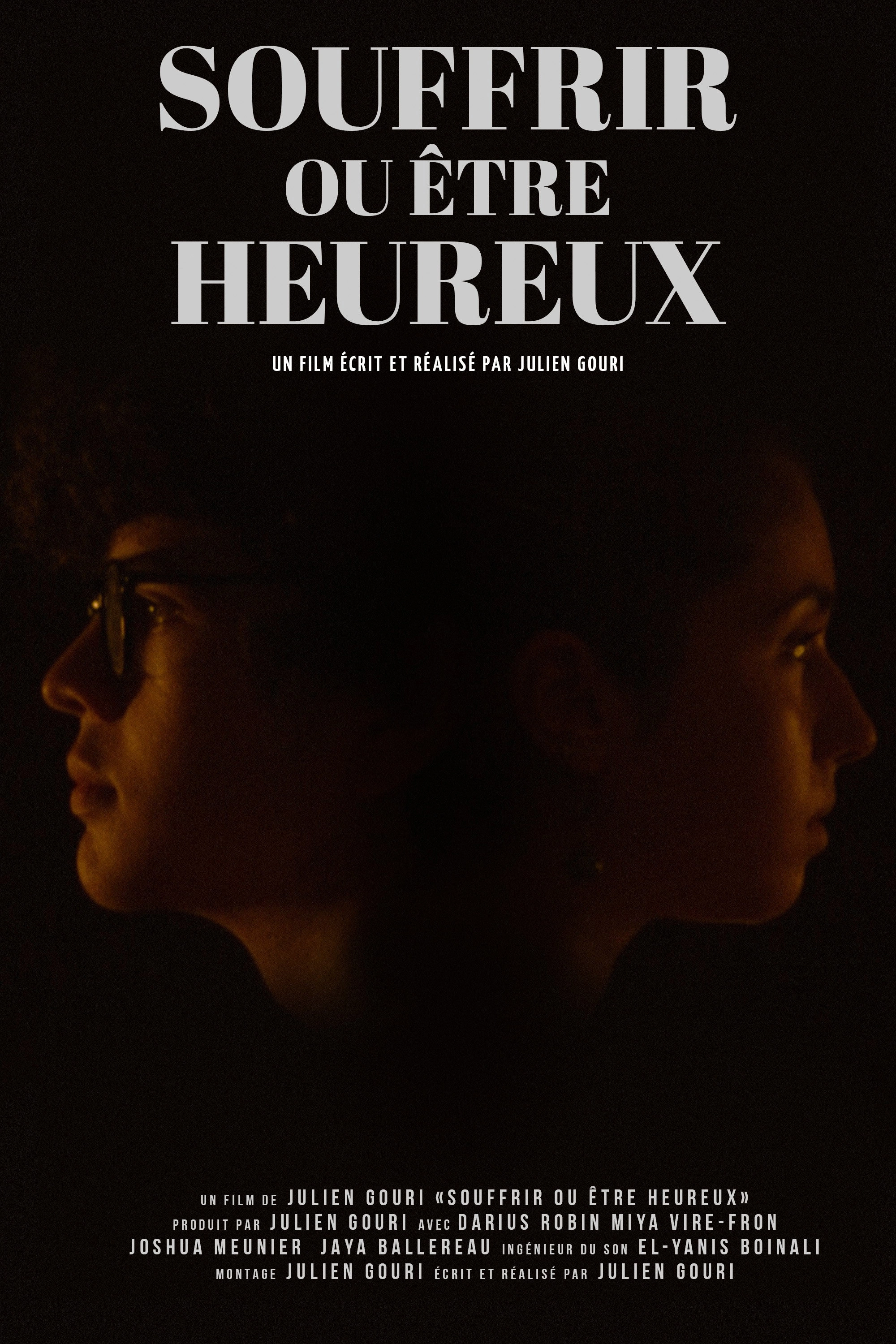 Souffrir ou être heureux