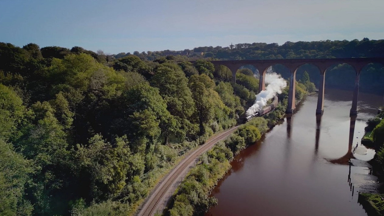 Abandoned Railways from Above